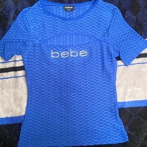Blue Bebe top